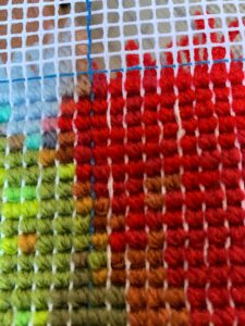 Color Crazy Rug Canvas 5-Mesh for Latch Hook, Locker Hooking, by The Yard 5 Mesh Rug Canvas 40W x 60