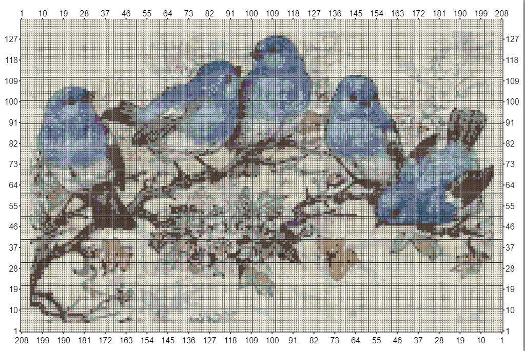 Free Bluebird Latch Hook Patterns – Freese-Works